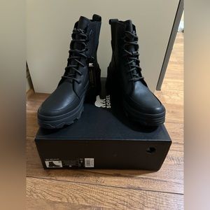 SOREL - Brex™ Boot Lace Size 9 Black Leather Boot